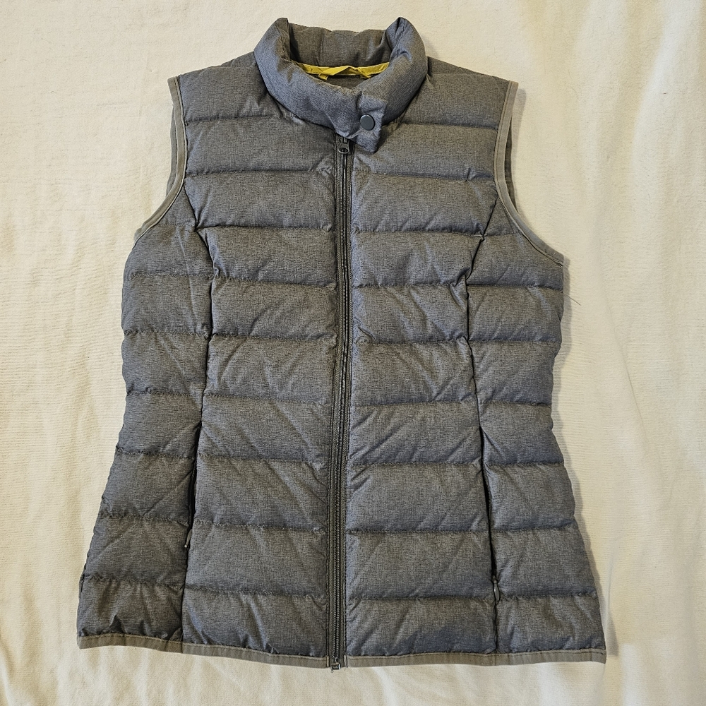 J McLaughlin Womens XS Down Puffer Vest Gray J McL